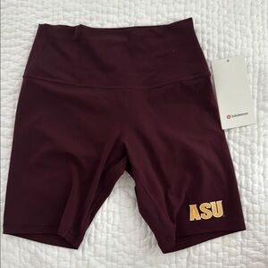 lululemon Arizona state biker shorts